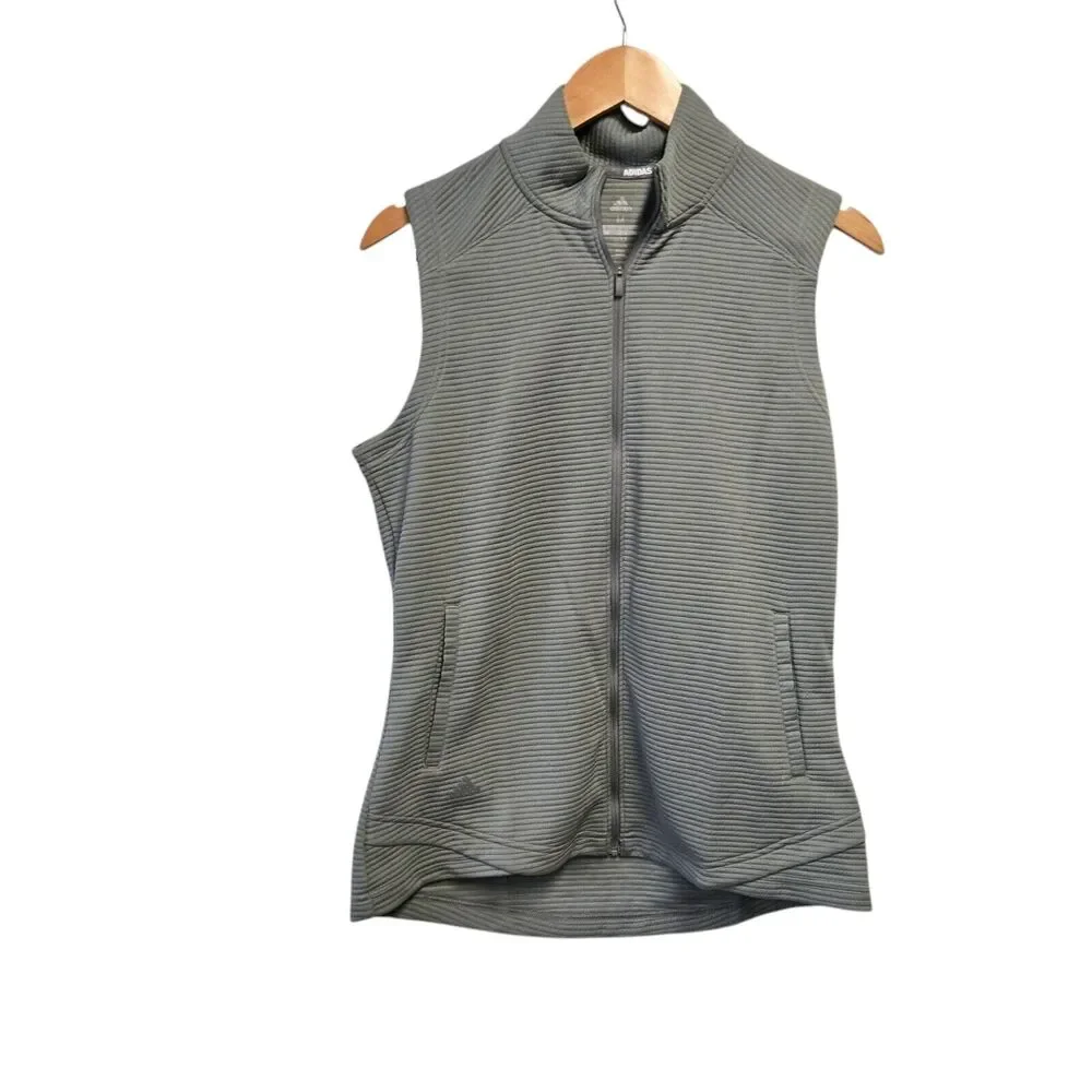 ✨ADIDAS Textured Full-Zip Vest‎ MEDIUM✨